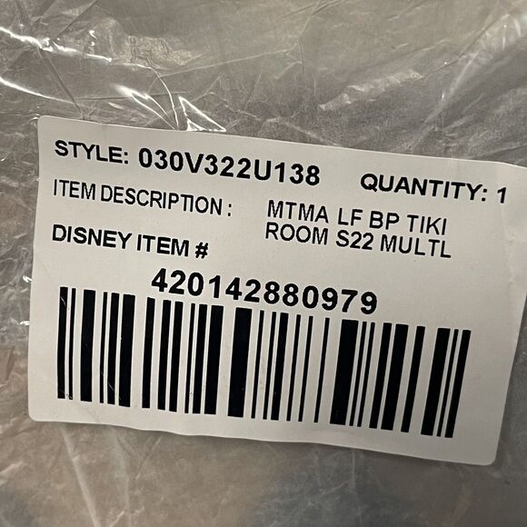 Disney Parks Loungefly Enchanted Tiki Room 2022 Green Mickey Icons Backpack NEW main image 6